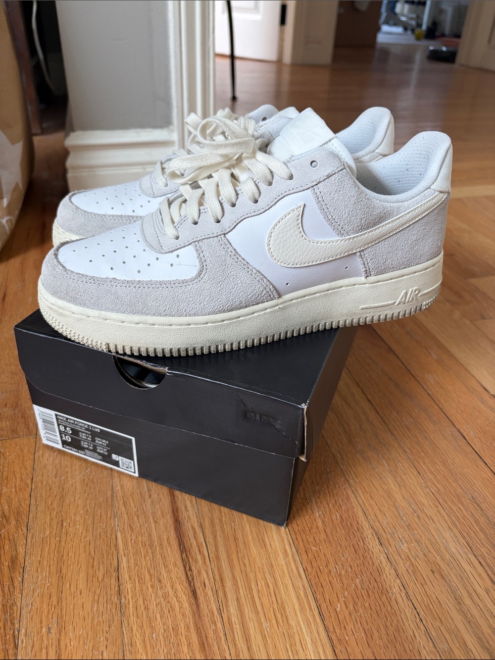 nike air force 1 LV8 white sail platinum tint mens 8.5
